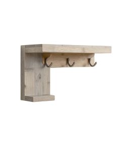 Willow Brook Wall-Mounted Entryway Organizer Shelf - Gray (synthetic illustration; no displayed measurements)