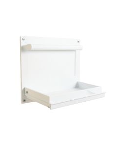 Moss Bend Empty Wall-Mounted Tool Organizer Panel - White