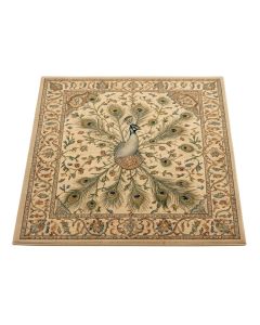 Tate Oriental Tufted Peacock Area Rug