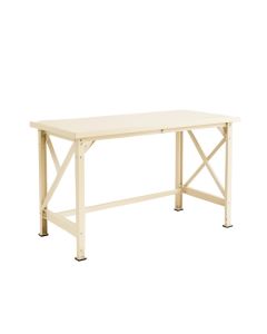 Harbor Canyon Empty Workshop Workbench - Ivory (synthetic illustration; no displayed measurements)