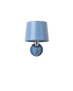 Elm Branch Wall Sconce Mounted On A Plain Wall - Blue (synthetic illustration; no displayed measurements)