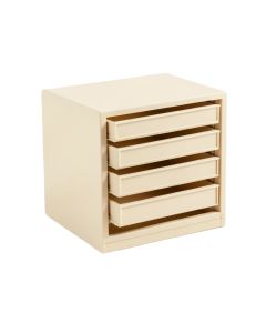 Brook Crest Small-Parts Storage Drawer Cabinet - Beige (synthetic illustration; no displayed measurements)