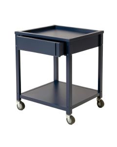 Slate Bridge Empty Rolling Workshop Cart - Navy (synthetic illustration; no displayed measurements)