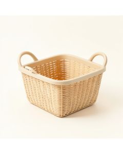 Elm Bridge Empty Storage Basket - Beige (synthetic illustration; no displayed measurements)