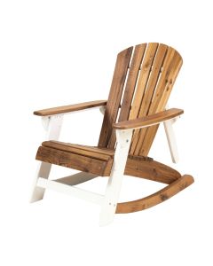 Turk Solid Wood Rocking Adirondack Chair