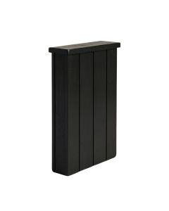 Cliff Canyon Narrow Outdoor Storage Bench - Black (synthetic illustration; no displayed measurements)