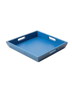 Holly Arc Serving Tray - Blue
