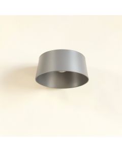 Moss Bridge Wall Sconce Mounted On A Plain Wall - Gray (synthetic illustration; no displayed measurements)