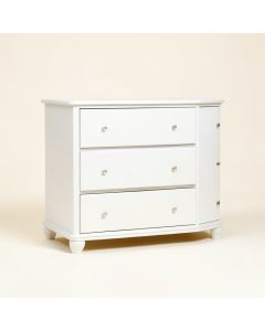 Remer 7 - Drawer Double Dresser In White (synthetic illustration; no displayed measurements)