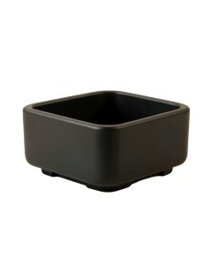 Elm Bridge Empty Railing Planter With Integral Brackets - Black