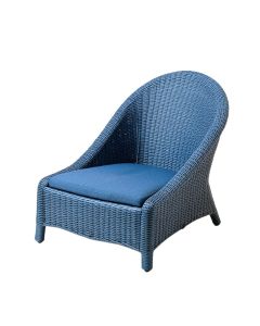 Reed Bluff Outdoor Lounge Chair - Blue (synthetic illustration; no displayed measurements)