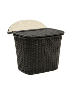 Moss Brook Laundry Hamper - Black