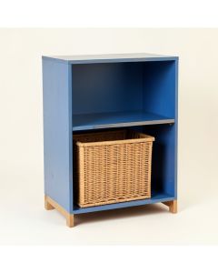 Heath Brook Freestanding Pull-Out Hamper Cabinet - Blue (synthetic illustration; no displayed measurements)