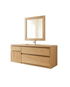 Poulos Wall Mounted Modern 18 '' Single Bathroom Vanity Set (synthetic illustration; no displayed measurements)