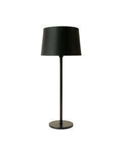 Alder Arc Floor Lamp With A Plain Fabric Shade