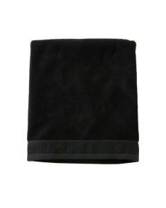 Moss Dale Bath Towel - Black (synthetic illustration; no displayed measurements)