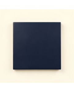 Heath Bridge Uninstalled Square Decorative Tile - Navy (synthetic illustration; no displayed measurements)