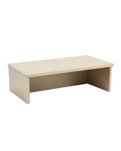 Flint Bend Desktop Monitor Riser - Beige (synthetic illustration; no displayed measurements)