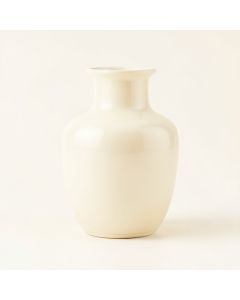 Flint Branch Empty Decorative Vase - Cream (synthetic illustration; no displayed measurements)