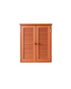 Slate Canyon Wall-Mounted Laundry Cabinet - Terracotta