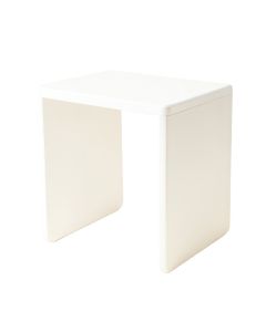 Wren Arc Side Table - White (synthetic illustration; no displayed measurements)
