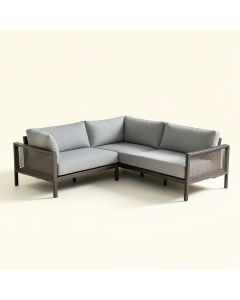 Joakin 77.2 '' Wide Outdoor Patio Sectional With Cushion (synthetic illustration; no displayed measurements)