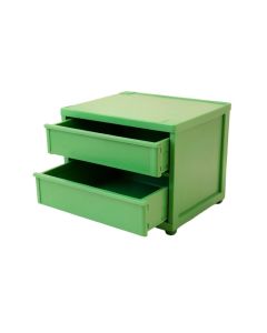 Laurel Branch Small-Parts Storage Drawer Cabinet - Green (synthetic illustration; no displayed measurements)