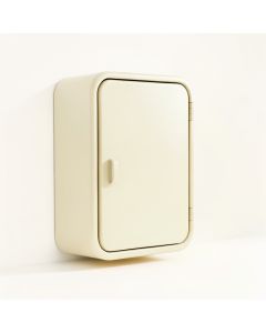 Harbor Bridge Wall-Mounted Laundry Cabinet - Ivory (synthetic illustration; no displayed measurements)