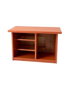 Holly Arc Empty Countertop Canister Rack - Terracotta