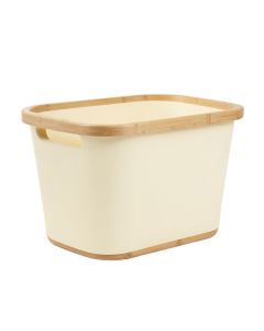 Sage Bluff Laundry Hamper - Cream