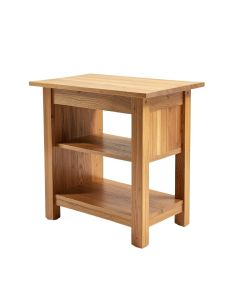 Ermengarda Kitchen Cart Solid Wood