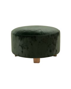 Labonte 15.5 '' Velvet Wide Round Standard Ottoman