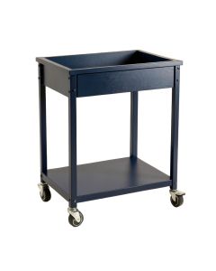 Spruce Bridge Empty Rolling Workshop Cart - Navy (synthetic illustration; no displayed measurements)