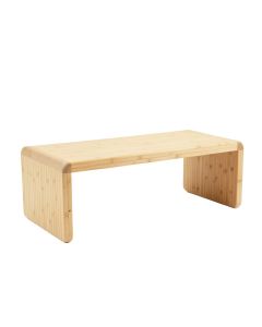 Hill Edge Indoor Bench - Ivory (synthetic illustration; no displayed measurements)