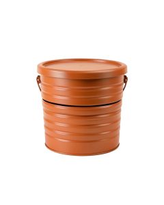 Ash Canyon Closed Garden Compost Bin - Terracotta (synthetic illustration; no displayed measurements)