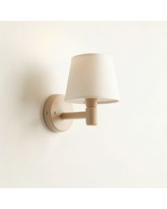 Field Bridge Wall Sconce Mounted On A Plain Wall - Beige (synthetic illustration; no displayed measurements)