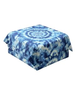 Star Inside Square Shaped Kaleidoscope Tie Dye Motive With Outer Figures Image Duvet Cover Set