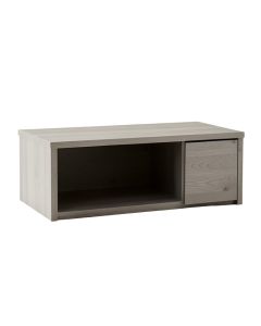 Ash Crossing Shoe Storage Bench - Gray (synthetic illustration; no displayed measurements)