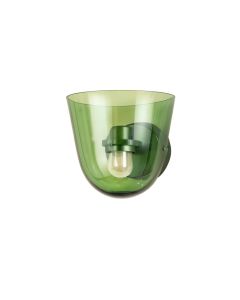 Briar Branch Wall Sconce Mounted On A Plain Wall - Green (synthetic illustration; no displayed measurements)