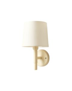 Juniper Bluff Wall Sconce Mounted On A Plain Wall - Ivory (synthetic illustration; no displayed measurements)