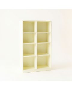 Heath Falls Freestanding Bookcase - Ivory (synthetic illustration; no displayed measurements)
