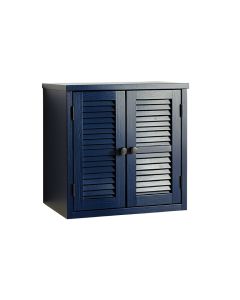 Cliff Branch Wall-Mounted Entry Cabinet - Navy
