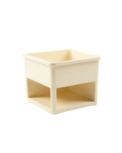 Glen Canyon Empty Raised Planter - Cream