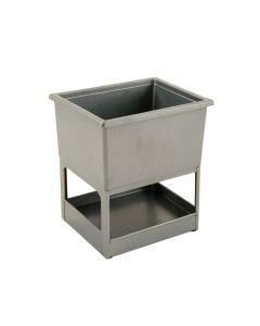 Alder Bridge Empty Raised Planter - Gray (synthetic illustration; no displayed measurements)
