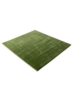 Plums Cotton Green Area Rug