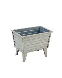 Olive Canyon Empty Raised Planter - Gray