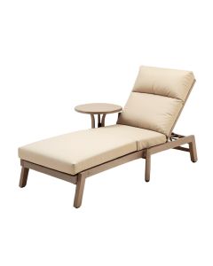 Sauceda 80 '' Long Reclining Double Chaise With Cushions And Table
