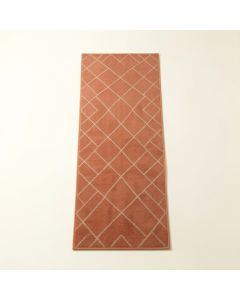 Shore Arc Narrow Runner Rug - Terracotta (synthetic illustration; no displayed measurements)
