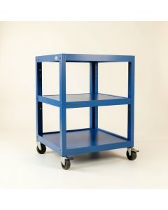 Vale Crest Empty Rolling Workshop Cart - Blue (synthetic illustration; no displayed measurements)