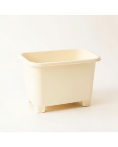 Cove Bridge Empty Raised Planter - Cream (synthetic illustration; no displayed measurements)